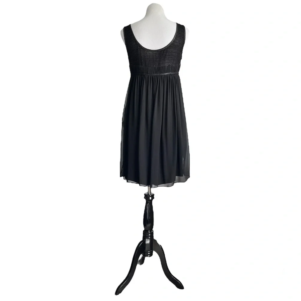 Cynthia Steffe Silk Black Sleeveless Dress Women’s Large - Picture 4 of 8